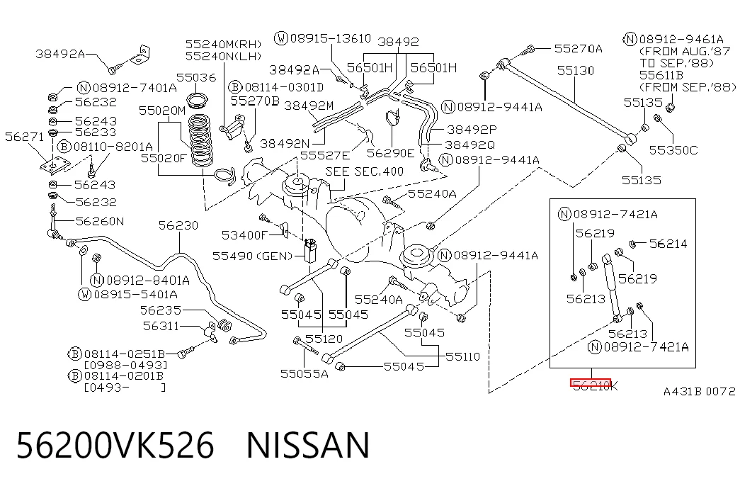 56200VK526 Nissan/Infiniti