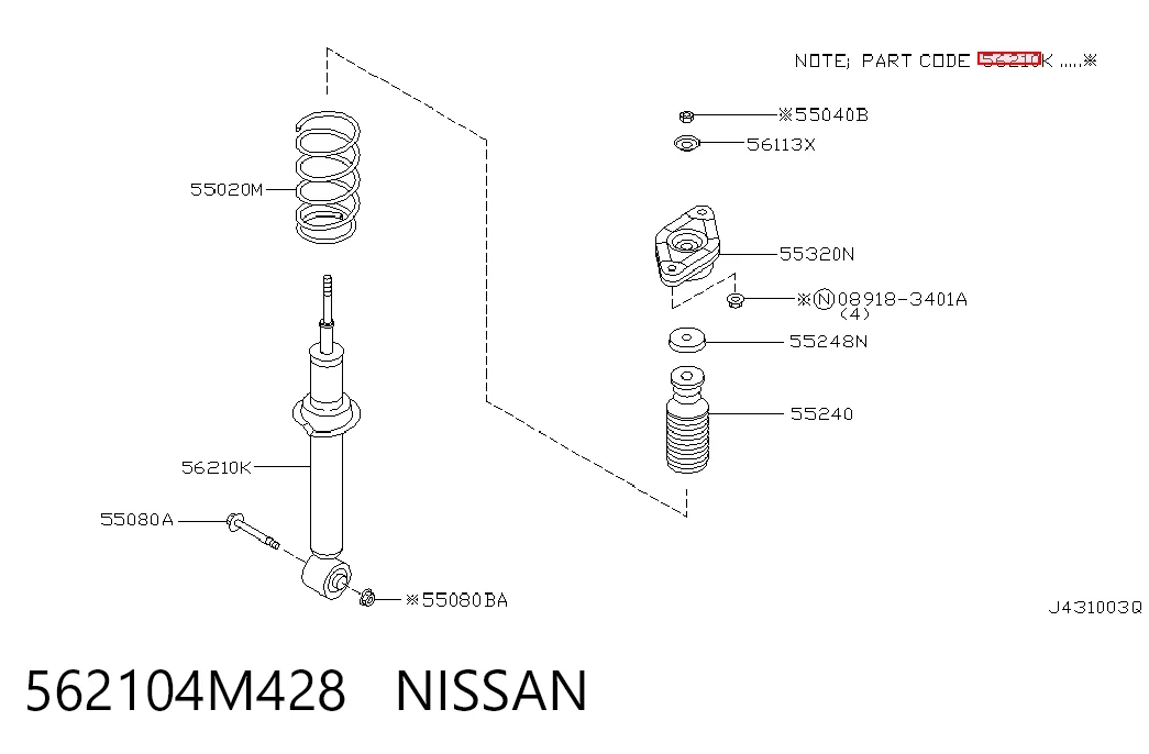 562104M428 Nissan/Infiniti