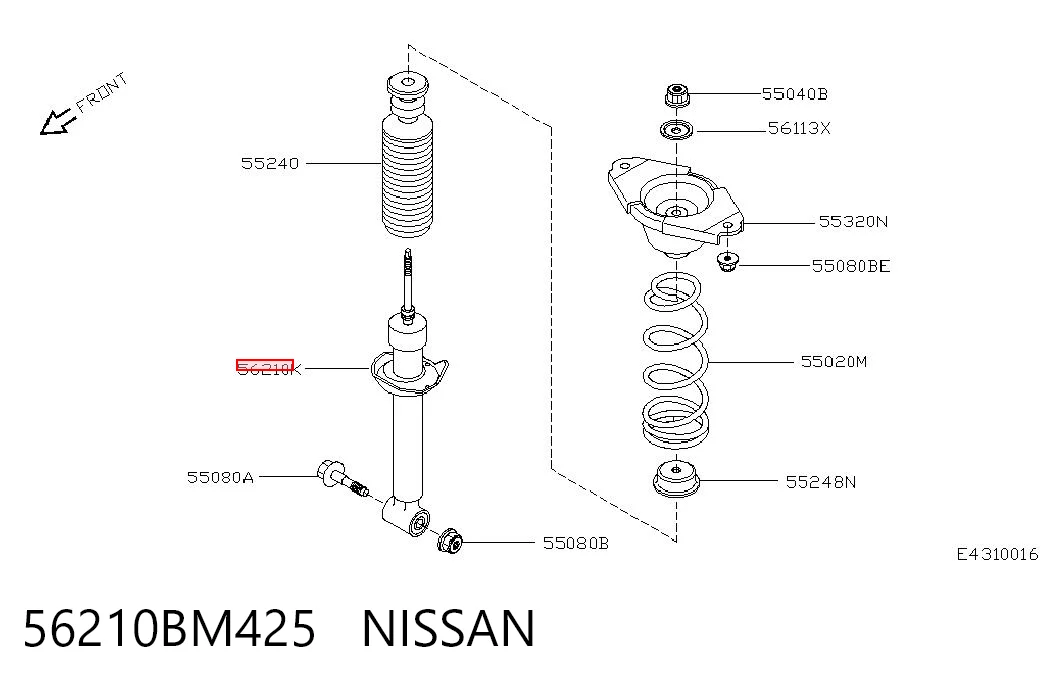 56210BM425 Nissan/Infiniti