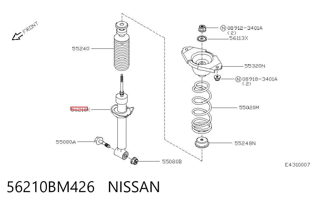 56210BM426 Nissan/Infiniti