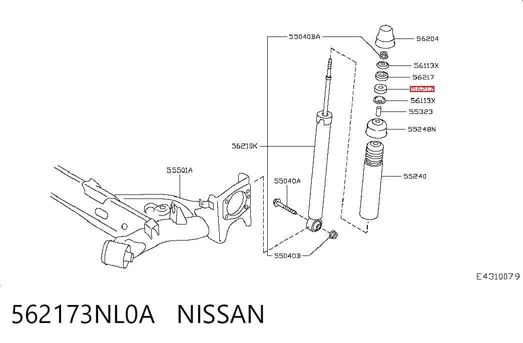 562173NL0A Nissan/Infiniti