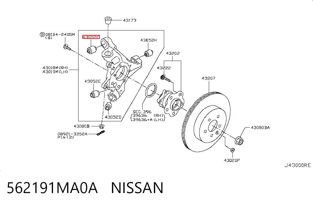 562191MA0A Nissan/Infiniti