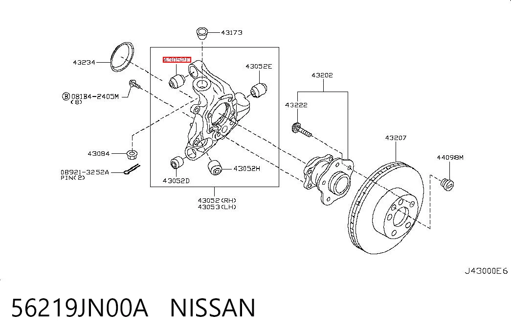 56219JN00A Nissan/Infiniti