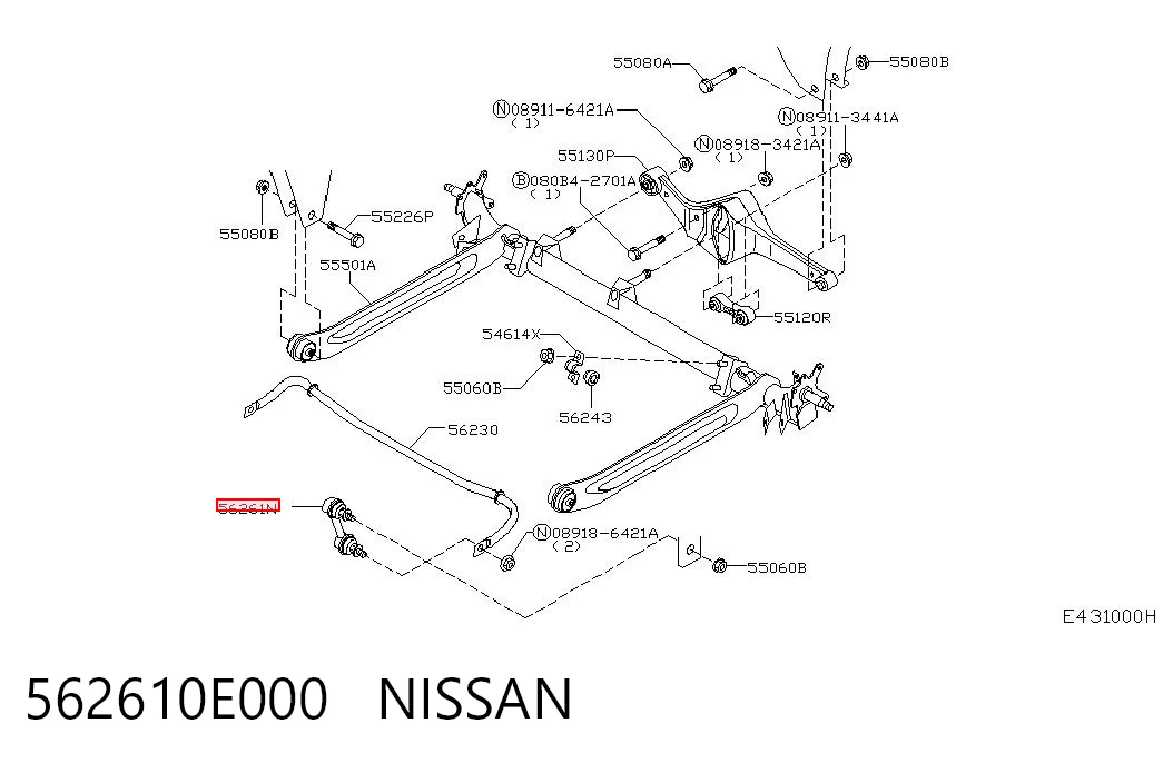 562610E000 Nissan/Infiniti