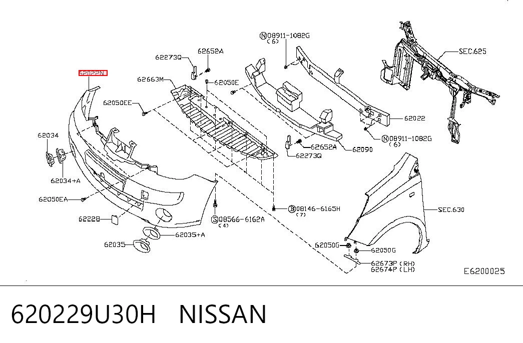 Pára-choque dianteiro Nissan Note preço, a partir de 114,69 USD
