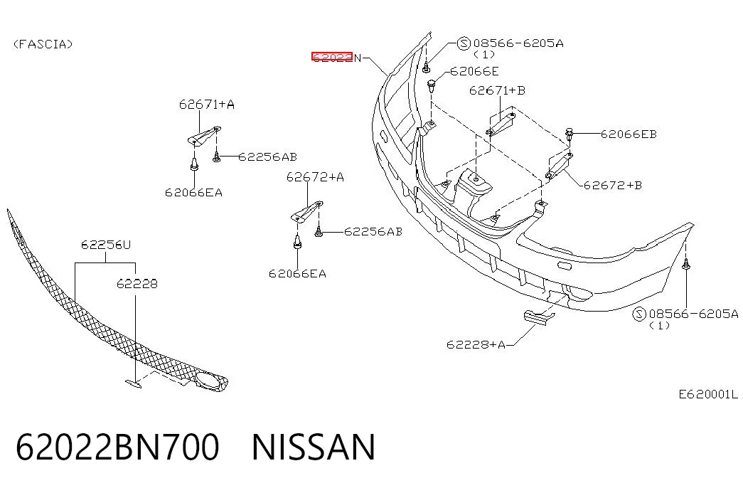 Pára-choque dianteiro Nissan Almera II N16 ao melhor preço