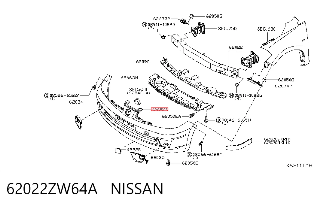 62022ZW64A Nissan/Infiniti