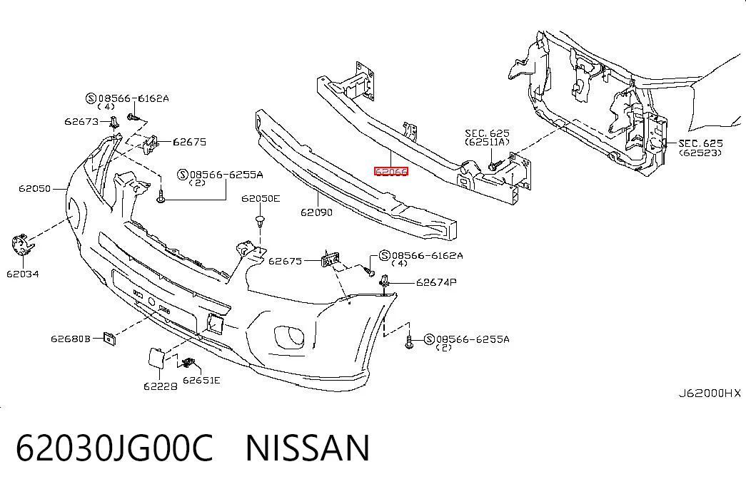 62030JG00C Nissan/Infiniti
