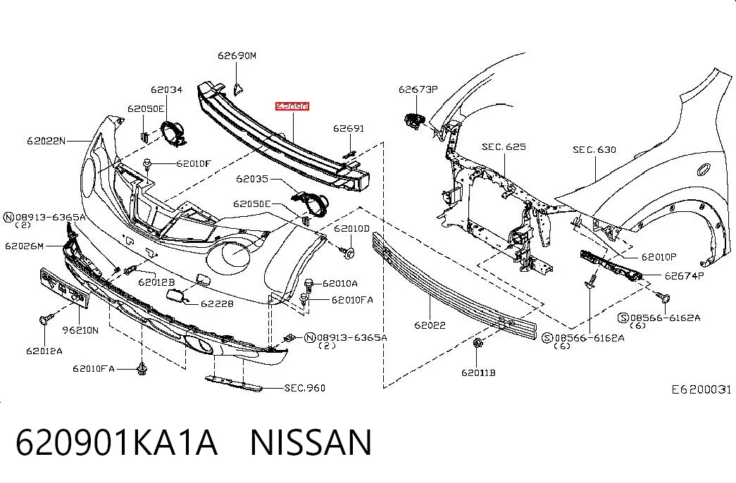 620901KA1A Nissan/Infiniti