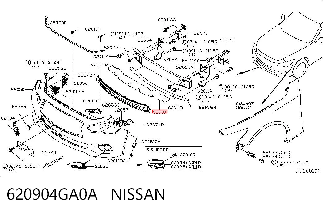 620904GA0A Nissan/Infiniti