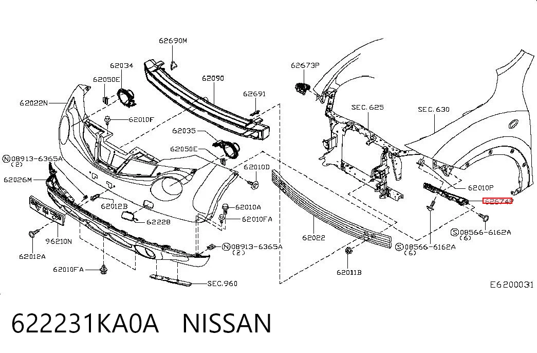 622231KA0A Nissan/Infiniti