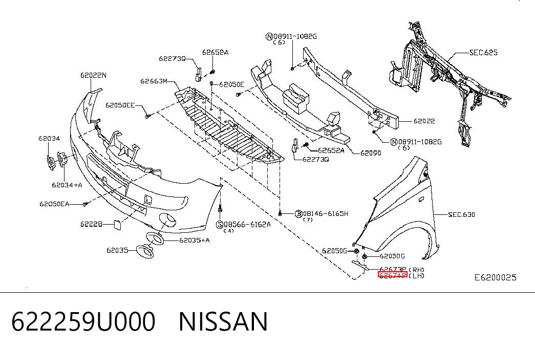 622259U000 Nissan/Infiniti