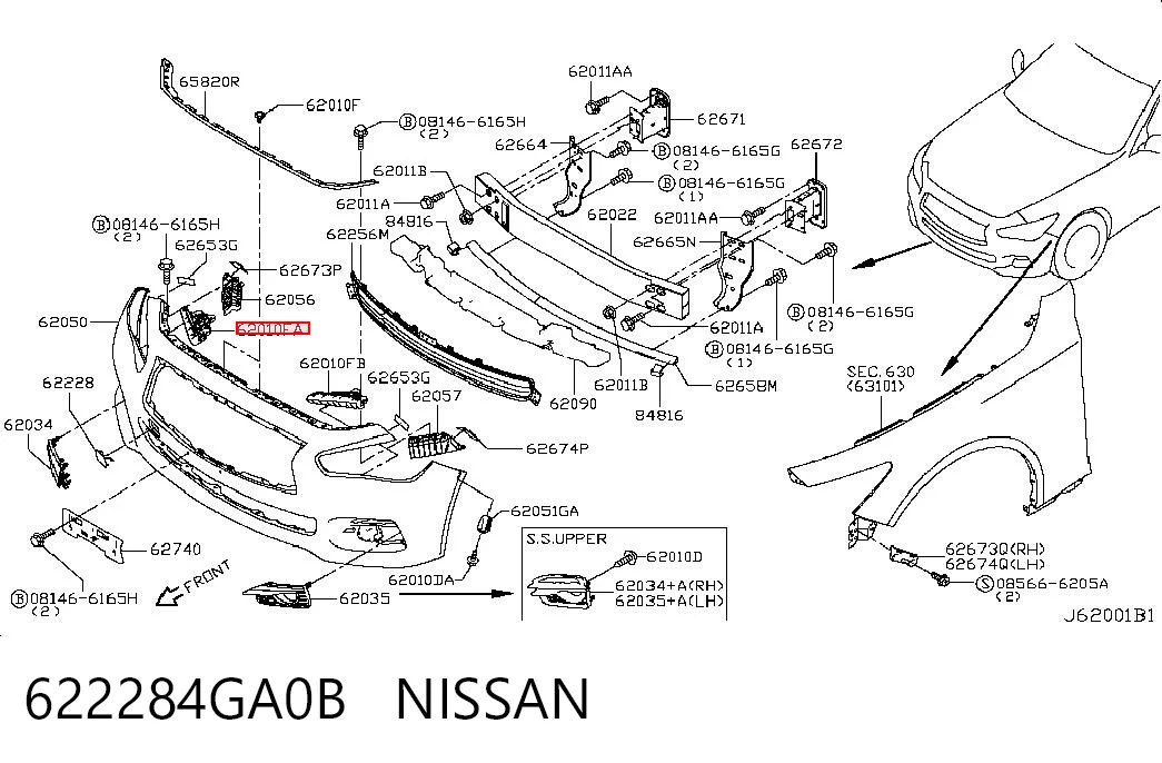 622284GA0B Nissan/Infiniti