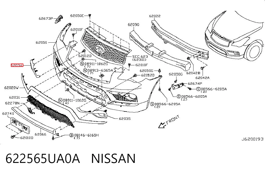 622565UA0A Nissan/Infiniti