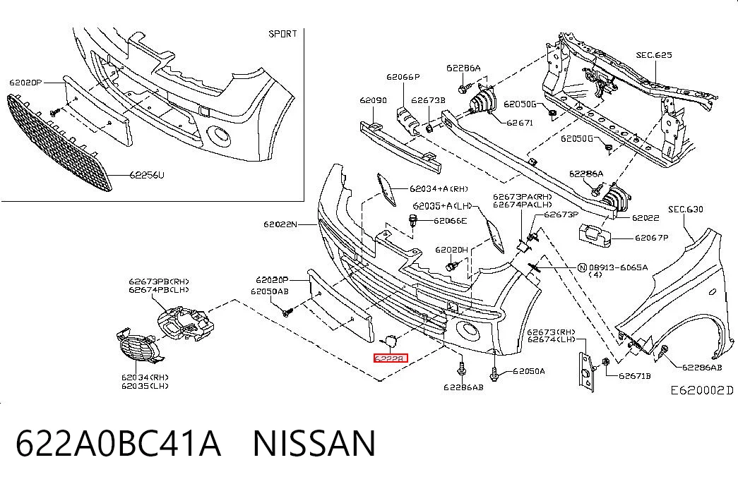 Tampão dianteira do pára-choque do gancho de reboque Nissan Micra  K12 ao melhor preço