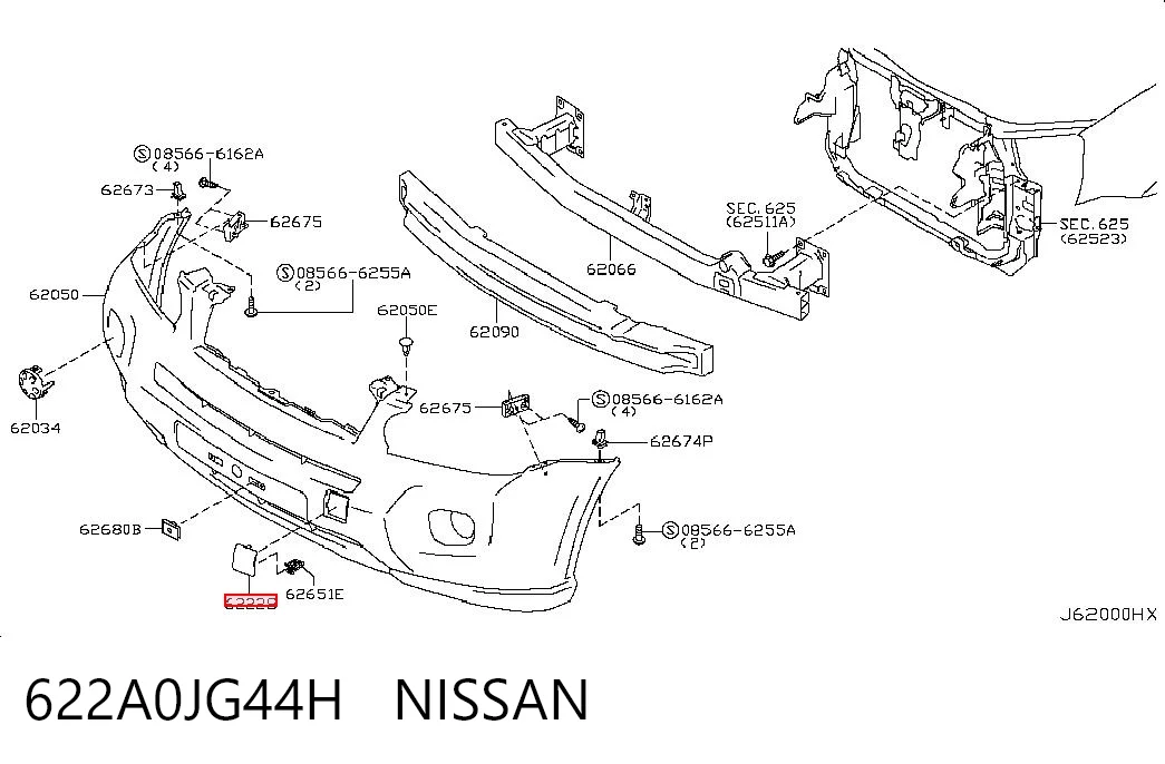 622A0JG44H Nissan/Infiniti