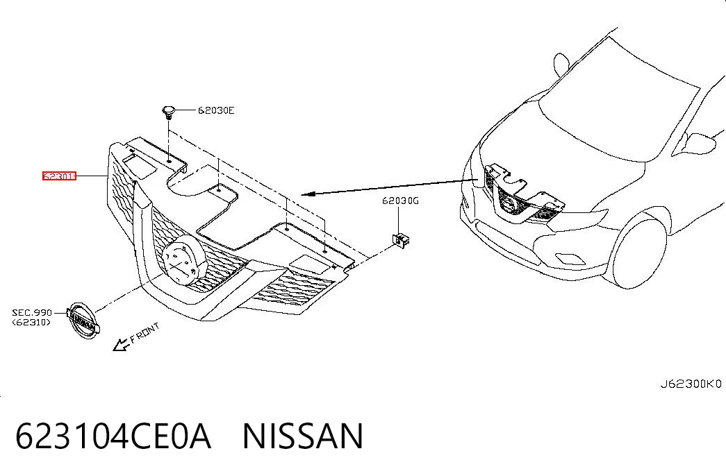 623104CE0A Nissan/Infiniti