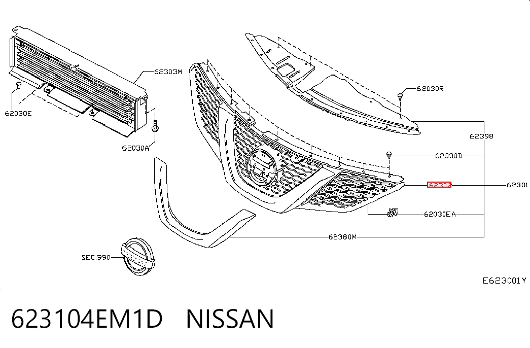 623104EM1D Nissan/Infiniti