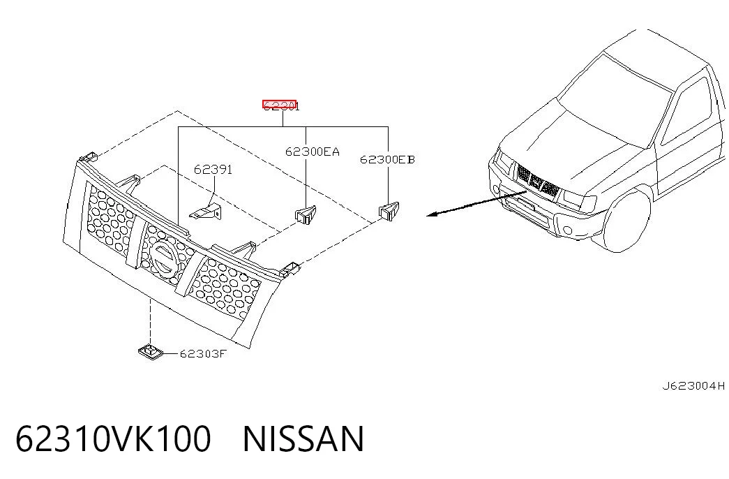 62310VK100 Nissan/Infiniti