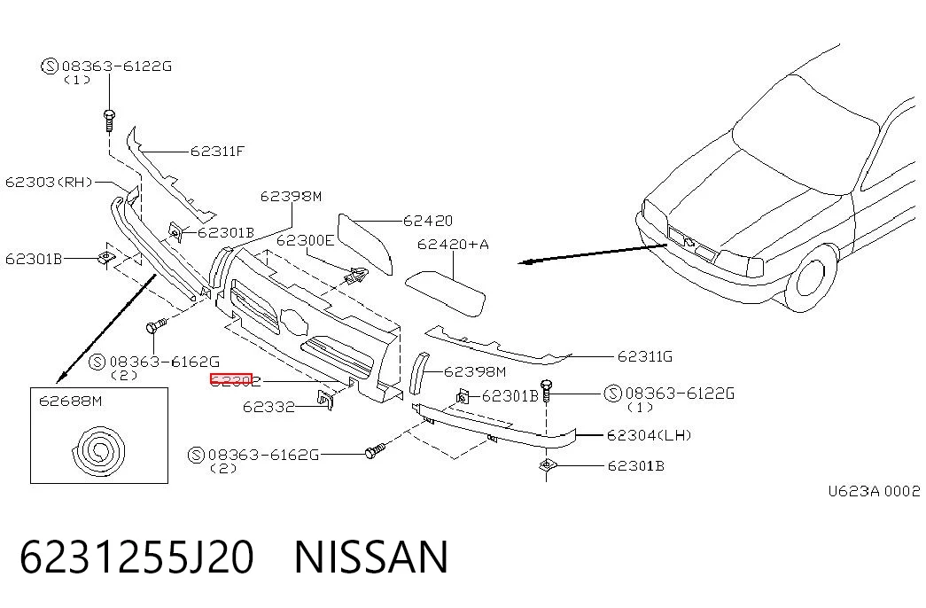 Grelha do radiador Nissan Primera  P10 ao melhor preço