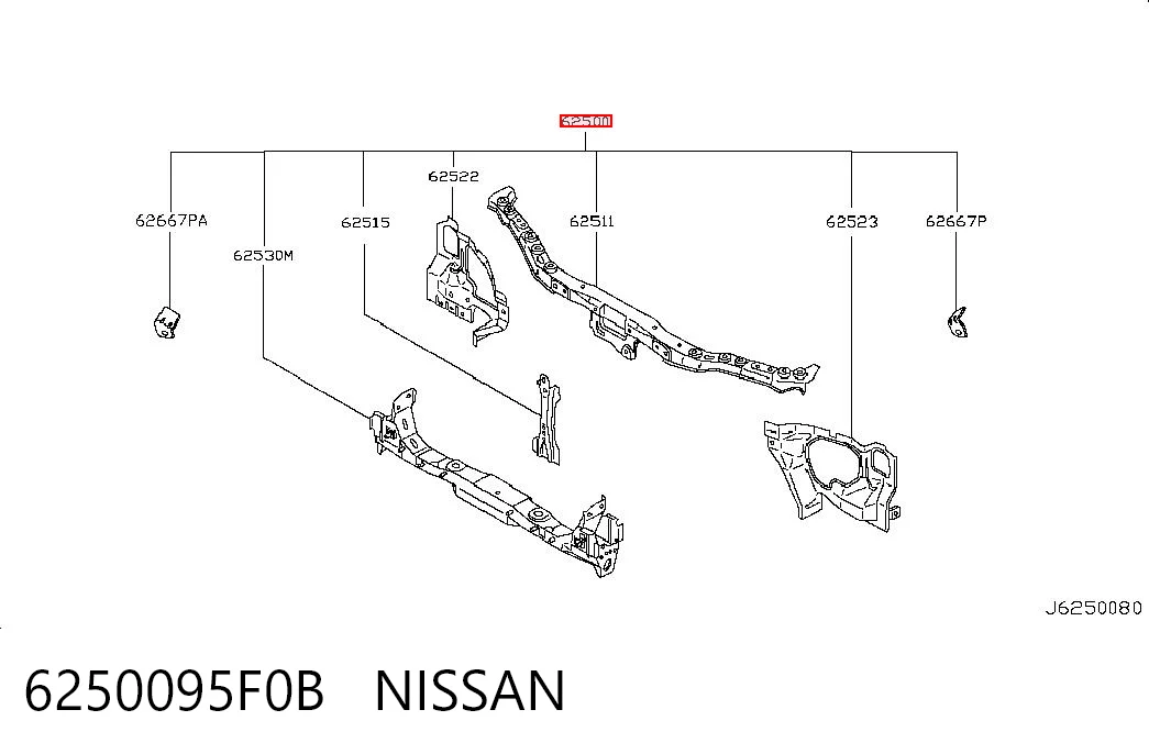 6250095F0B Nissan/Infiniti