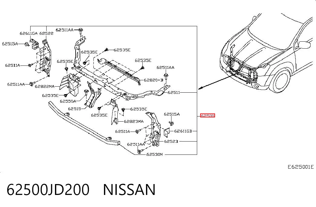62500JD200 Nissan/Infiniti