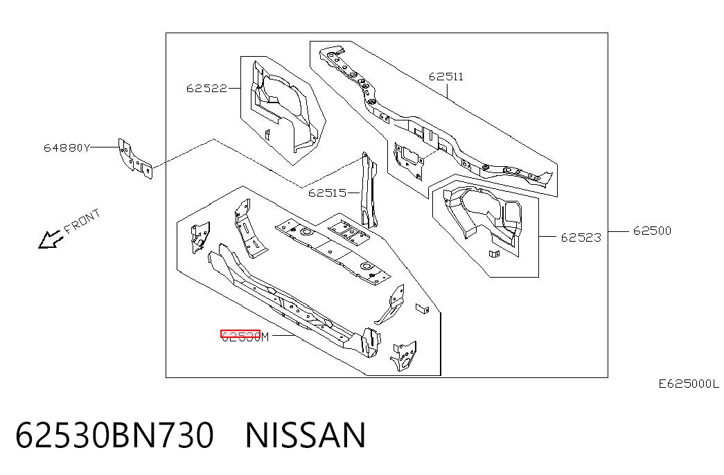 62530BN730 Nissan/Infiniti
