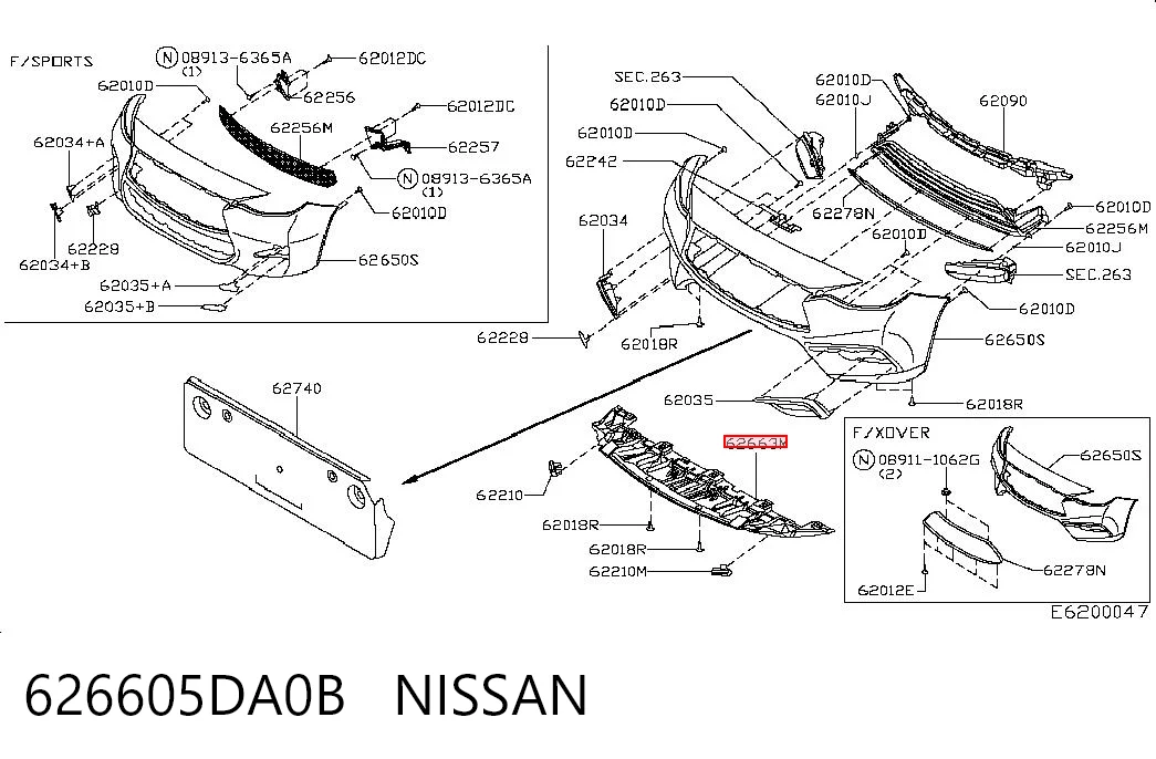 626605DA0B Nissan/Infiniti