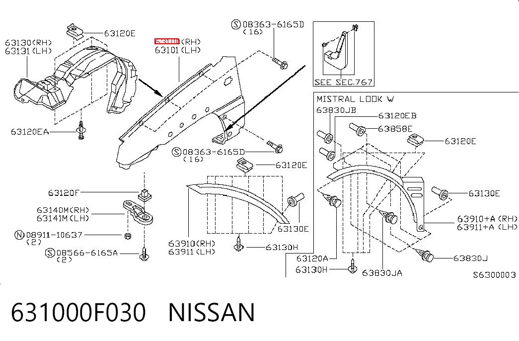 631000F030 Nissan/Infiniti