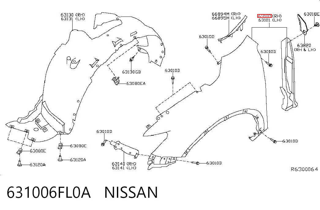 631006FL0A Nissan/Infiniti