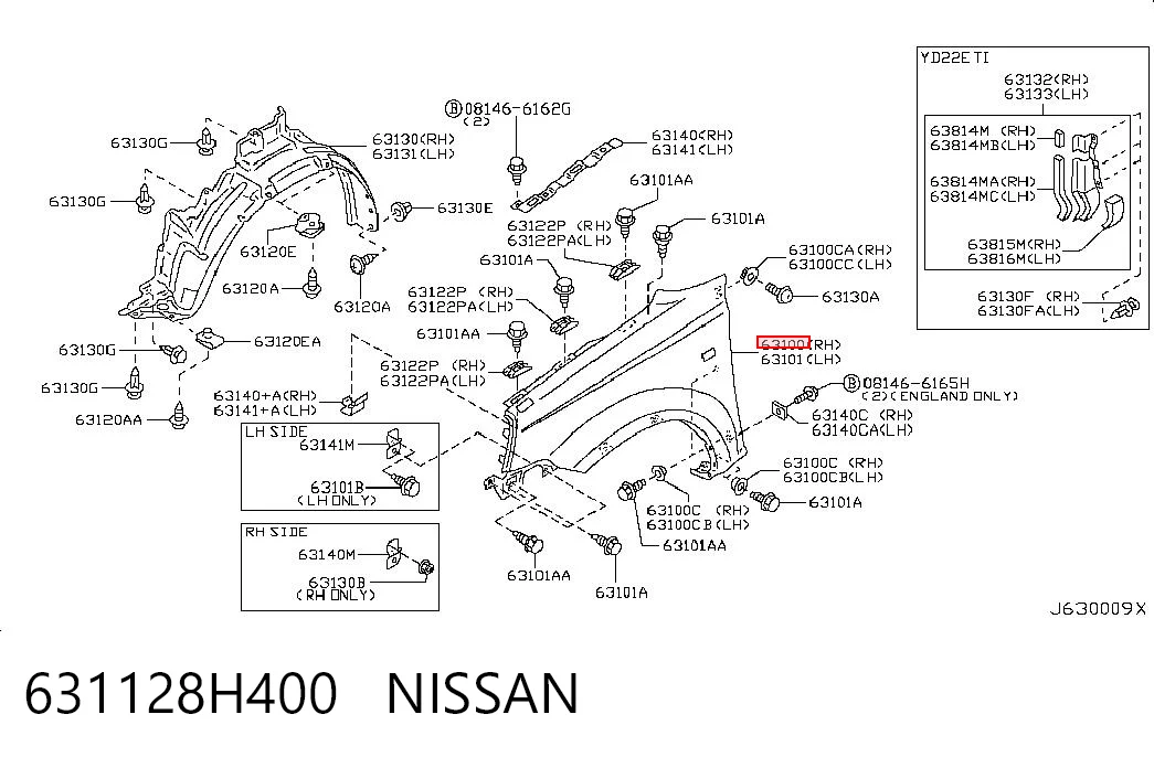 631128H400 Nissan/Infiniti