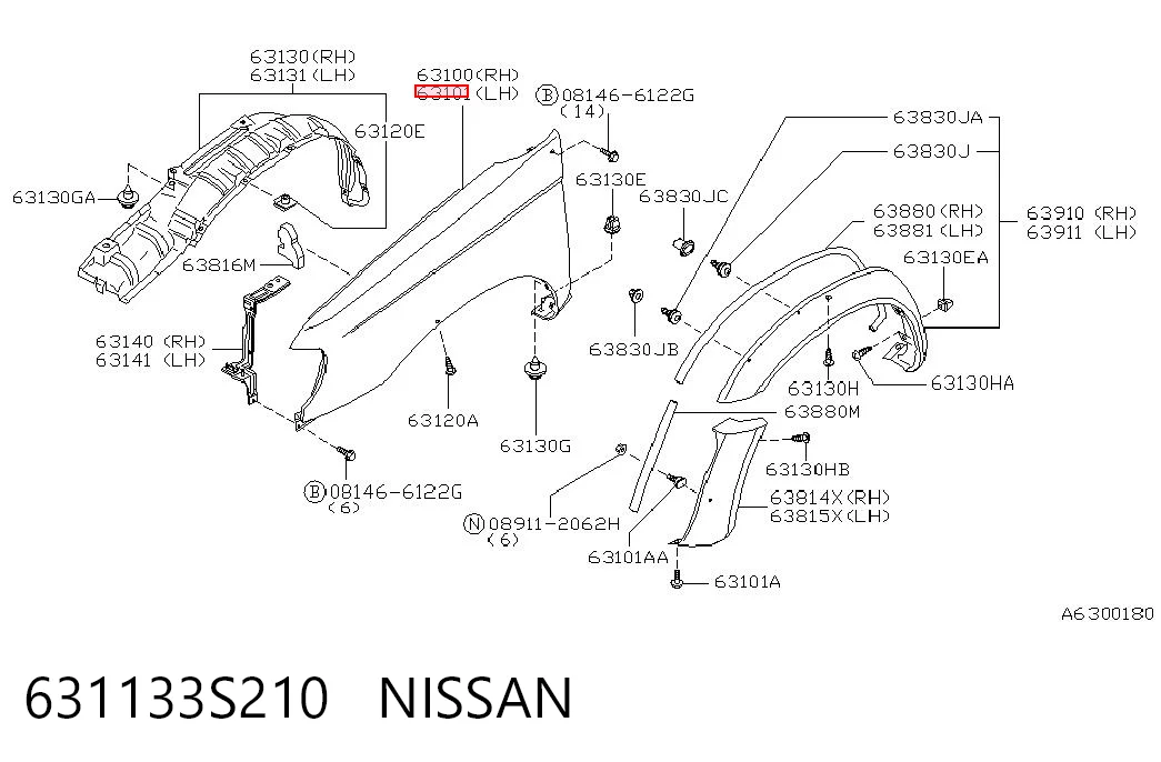 631133S210 Nissan/Infiniti