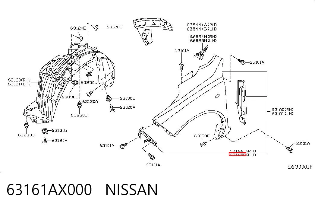 63161AX000 Nissan/Infiniti