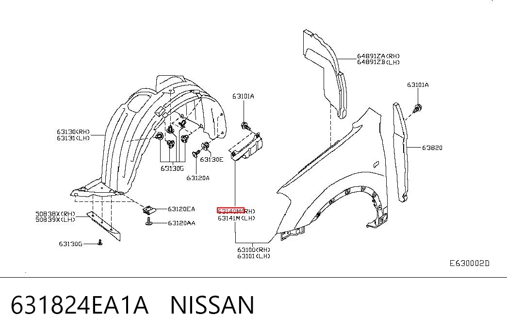 631824EA1A Nissan/Infiniti