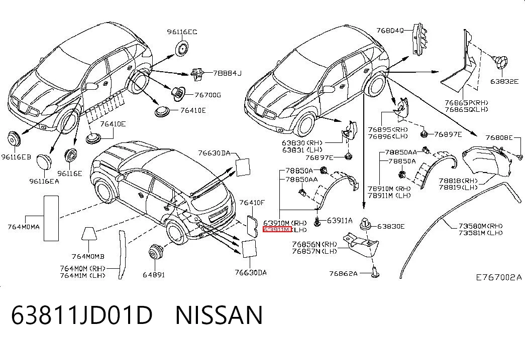 63811JD01D Nissan/Infiniti