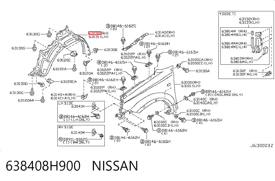 638408H900 Nissan/Infiniti