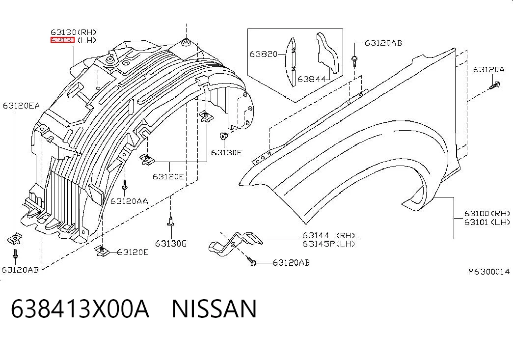 638413X00A Nissan/Infiniti