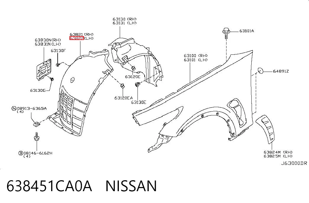 638451CA0A Nissan/Infiniti