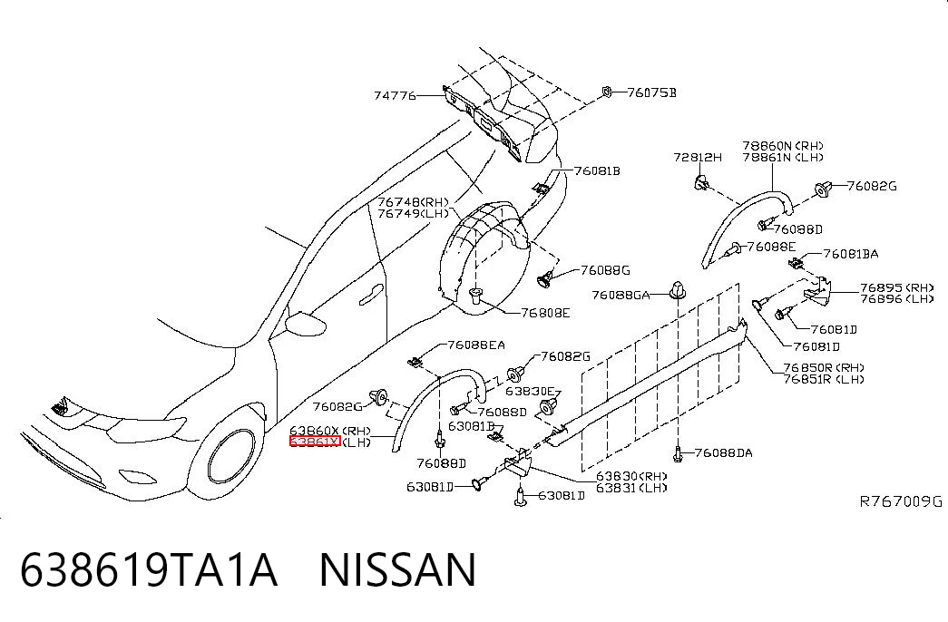 638619TA1A Nissan/Infiniti