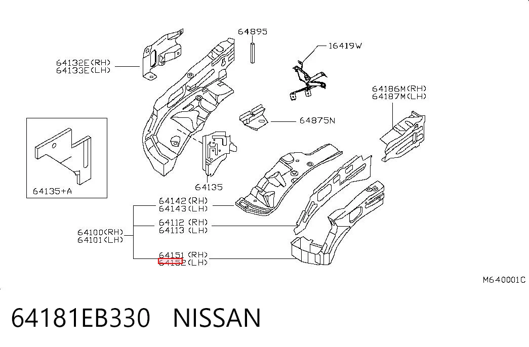 64181EB330 Nissan/Infiniti