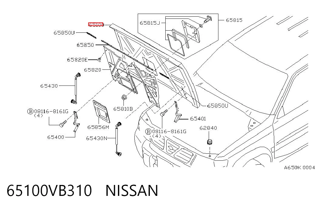 65100VB310 Nissan/Infiniti