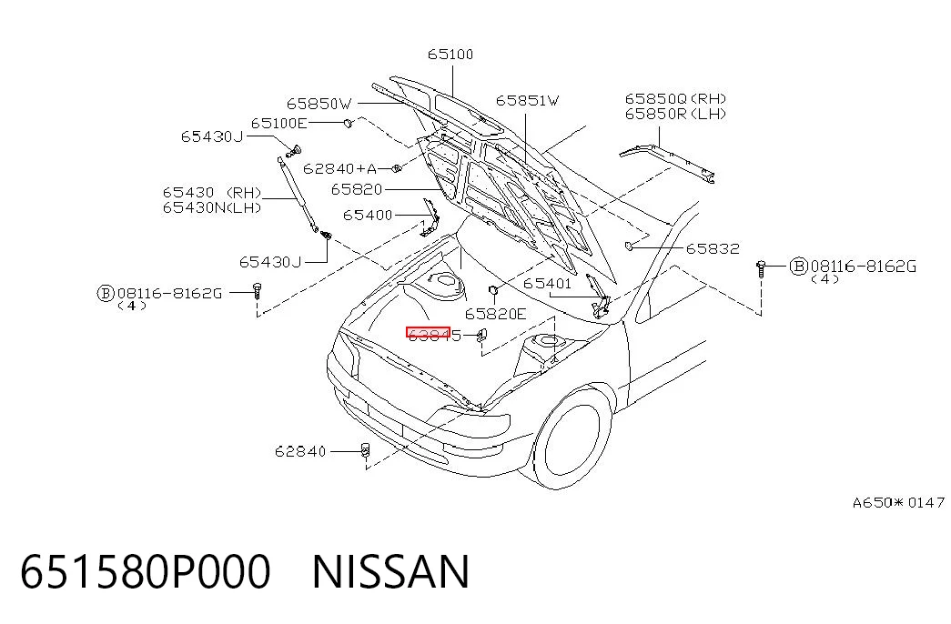 651580P000 Nissan/Infiniti