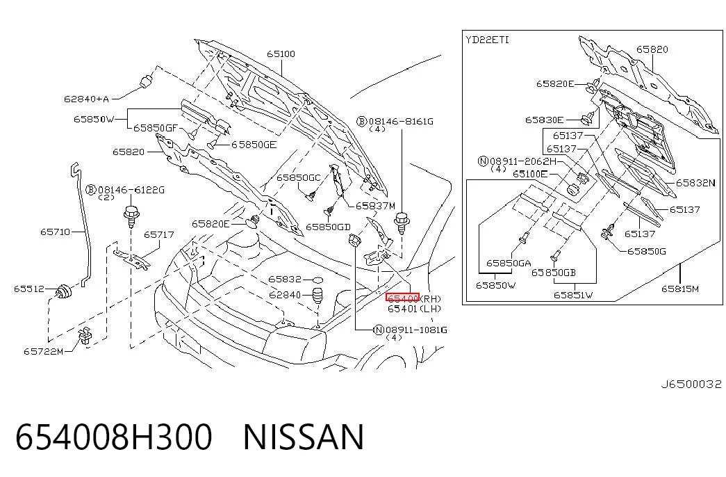 654008H300 Nissan/Infiniti