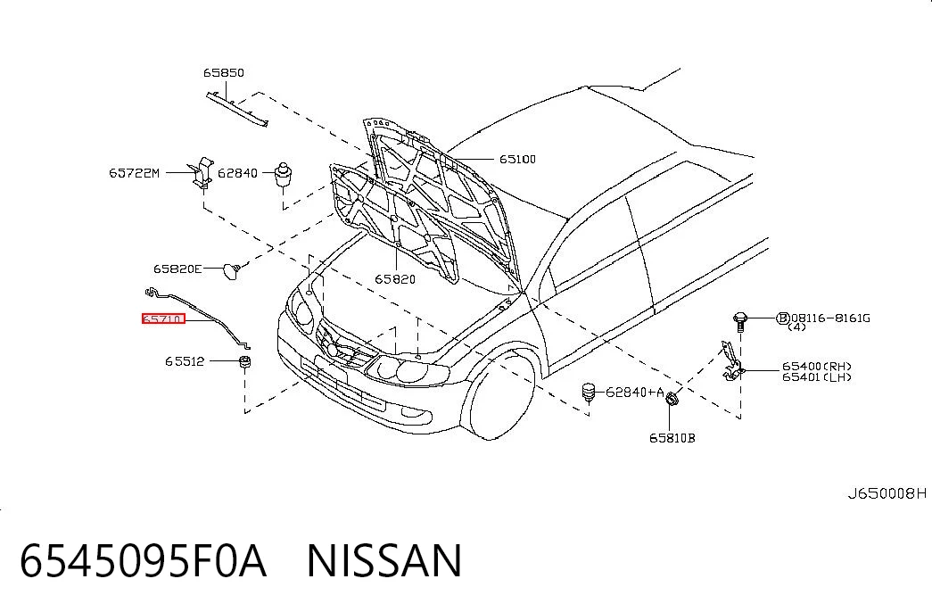 6545095F0A Nissan/Infiniti