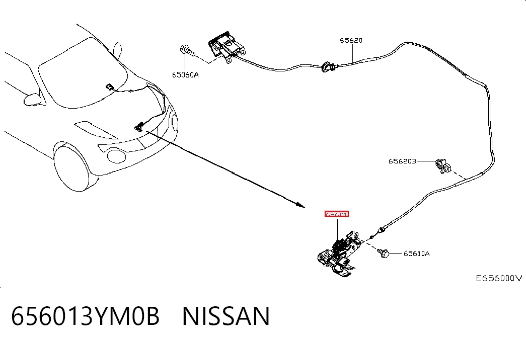 Fecho da capota para Nissan JUKE JPN F15