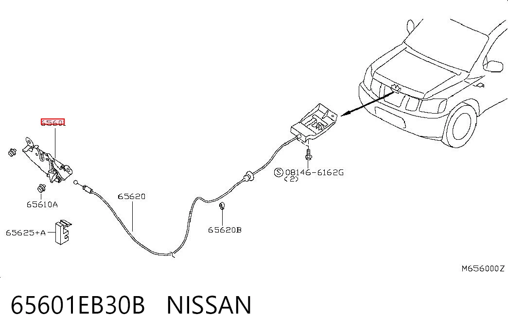 Fecho da capota Nissan Navara  D40 ao melhor preço