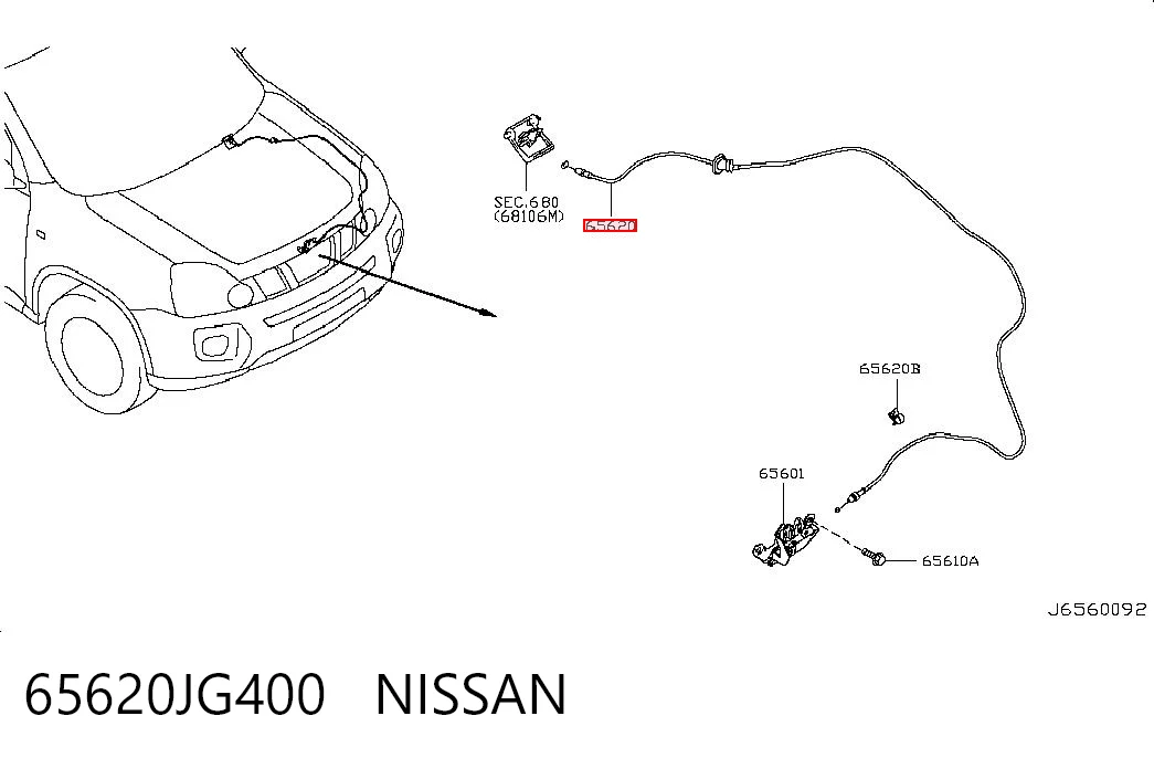 65620JG400 Nissan/Infiniti
