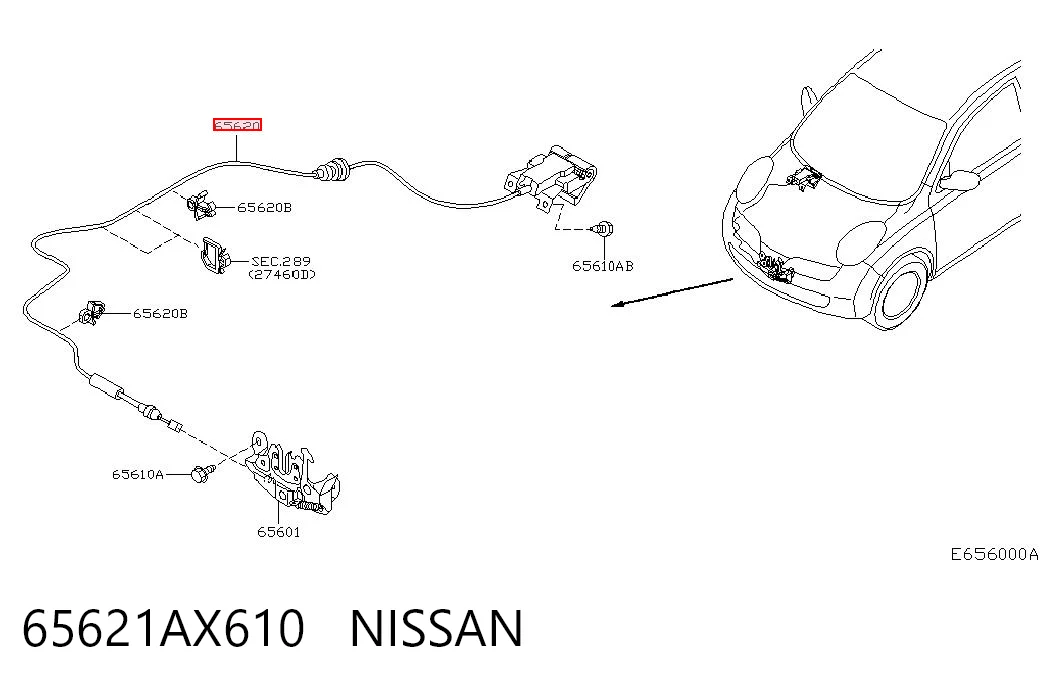 65621AX610 Nissan/Infiniti