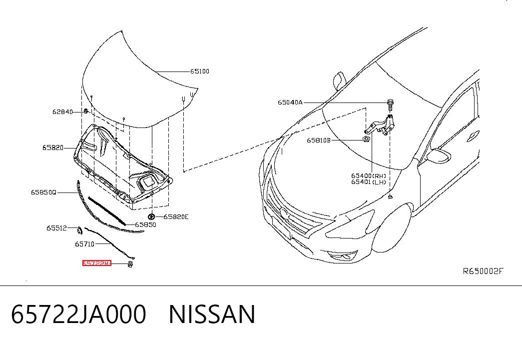 65722JA000 Nissan/Infiniti
