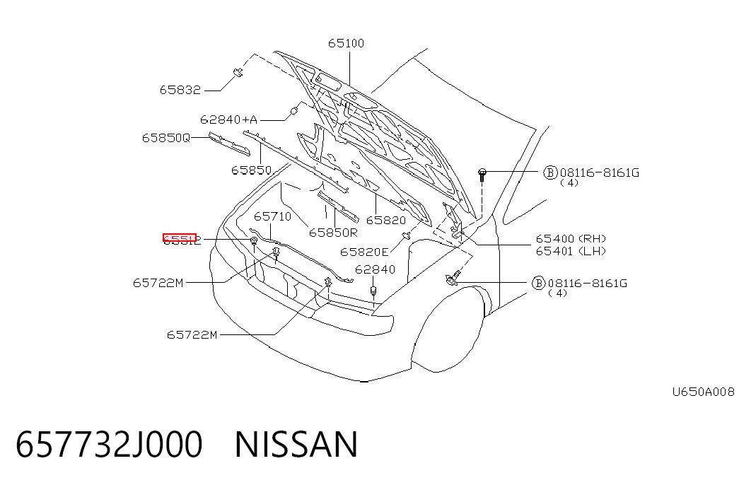 657732J000 Nissan/Infiniti 